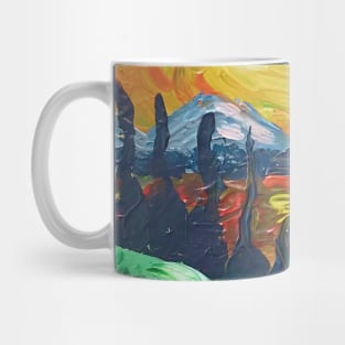 Sun Rise Hand-Painted Wall Art Mug